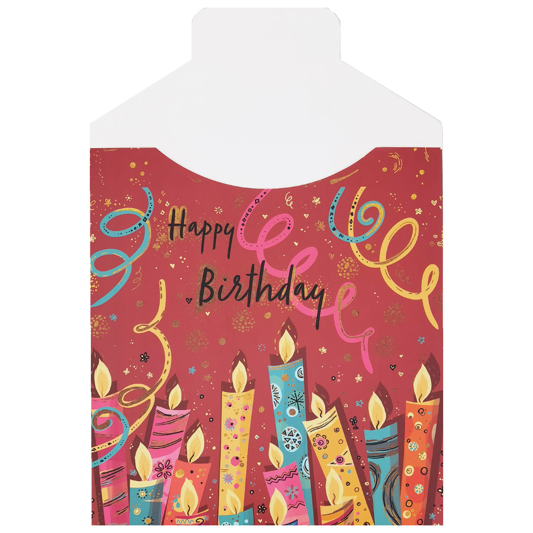 Happy Birthday Candles Gift Envelope