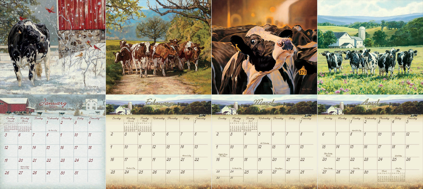 Cow Calendar 2025 Wall Calendar The Lang Store