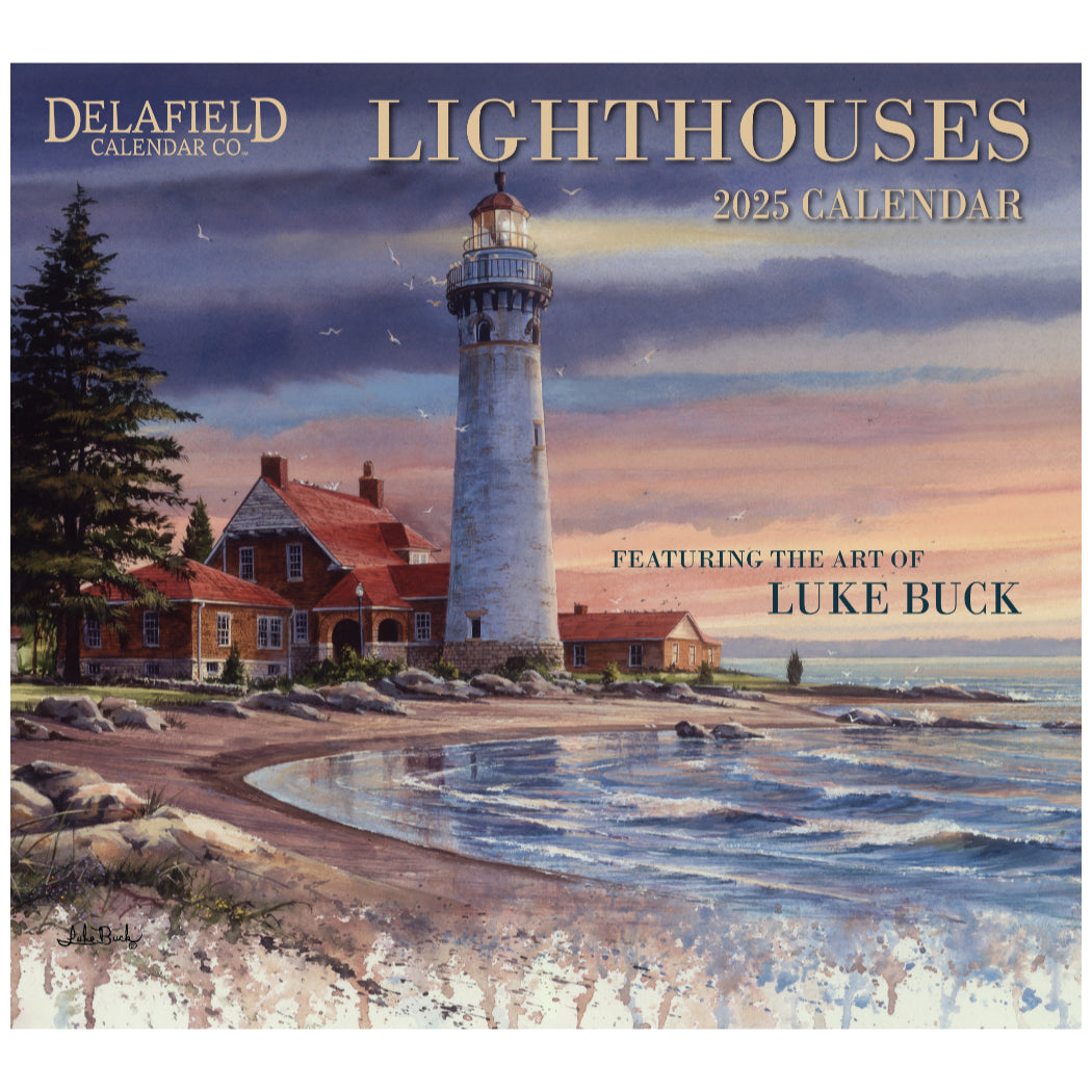 Lighthouses 2025 Wall Calendar The Lang Store