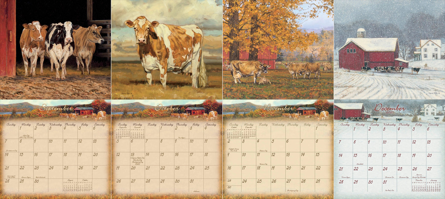 Cow Calendar 2025 Wall Calendar The Lang Store