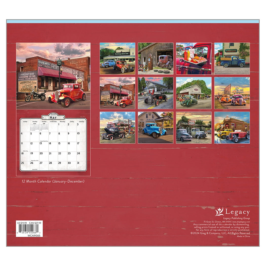 Nostalgic Main Street 2025 Wall Calendar The Lang Store