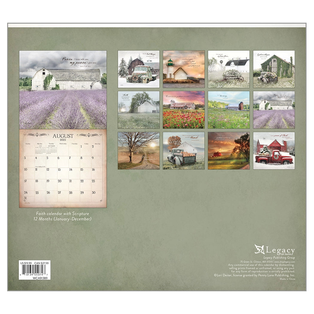 Land of Blessings 2025 Wall Calendar The Lang Store