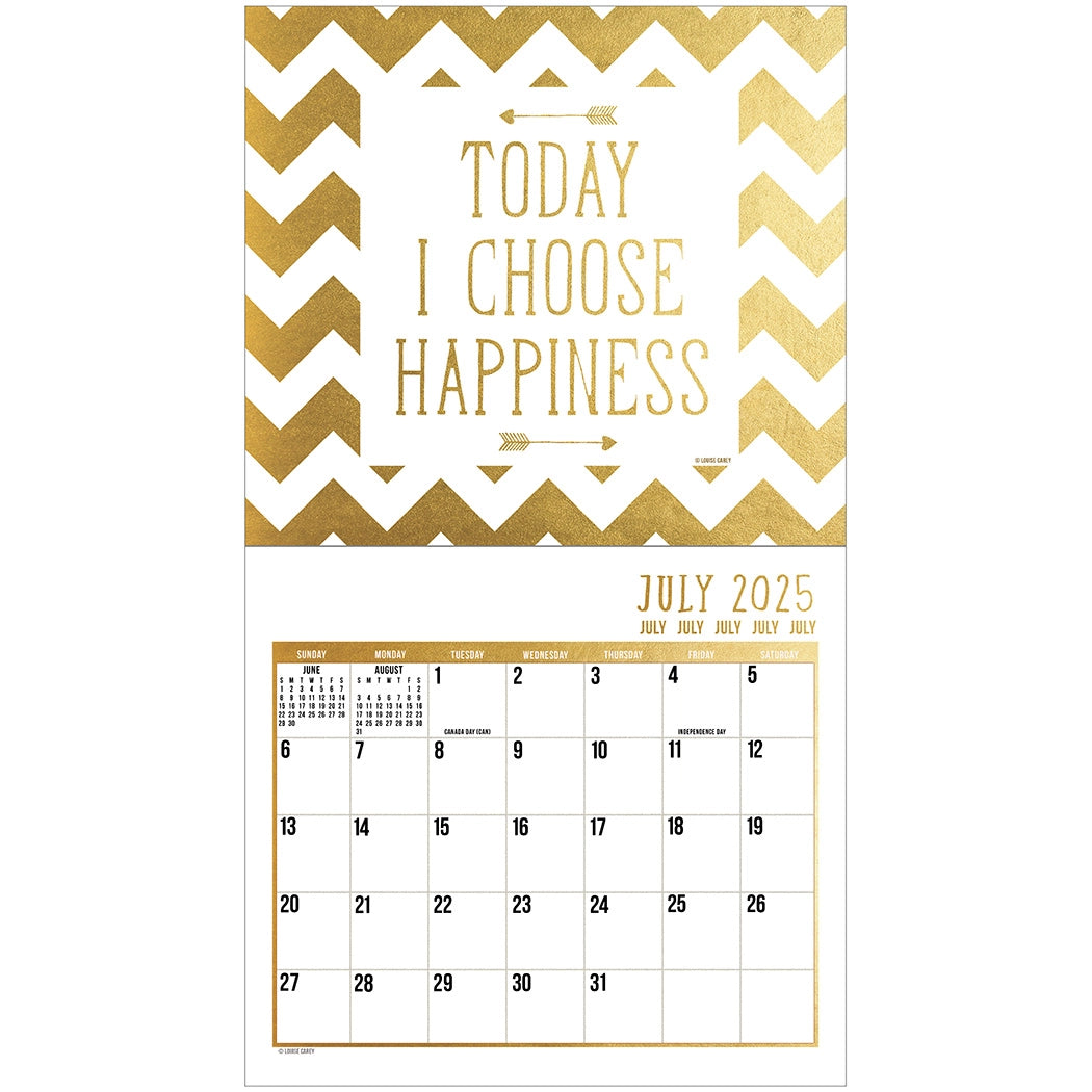 LIVE, LAUGH, LOVE 2025 Wall Calendar The Lang Store