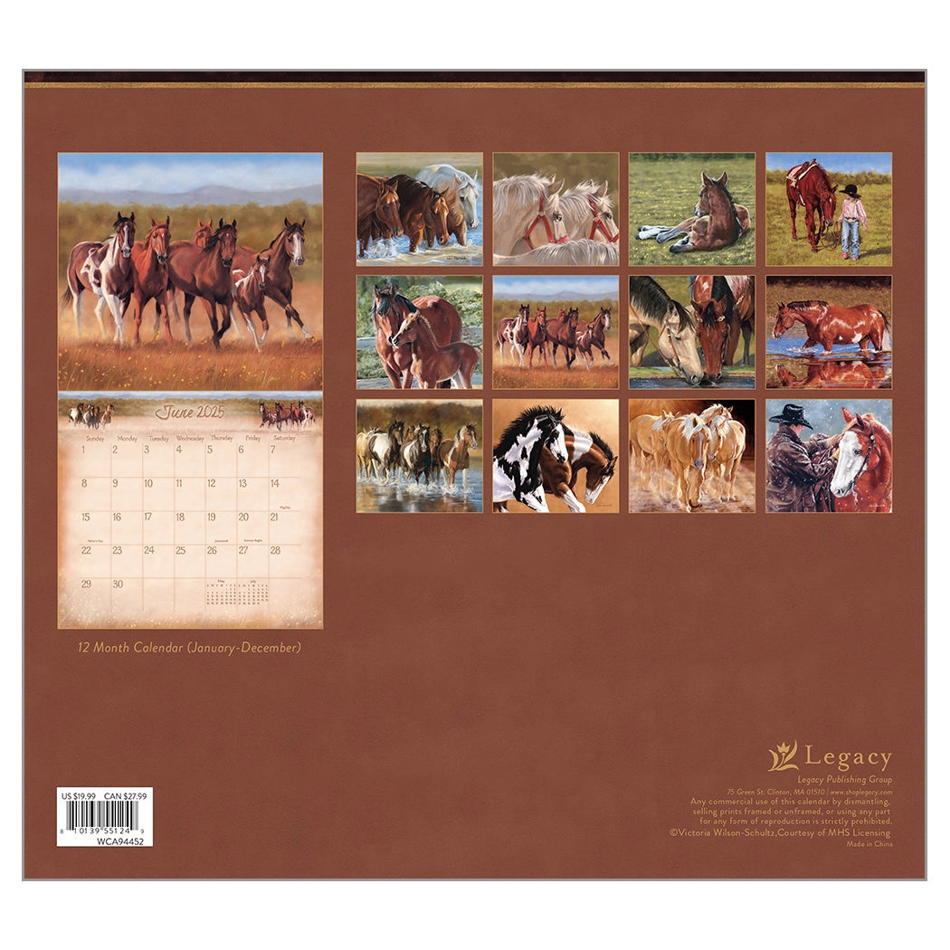 Horses 2025 Wall Calendar The Lang Store