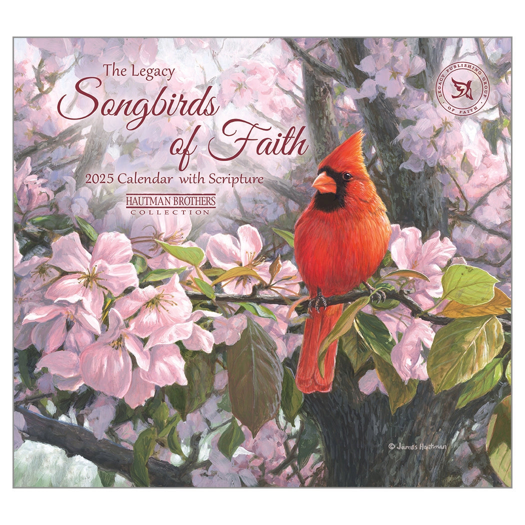 Songbirds of Faith 2025 Wall Calendar The Lang Store